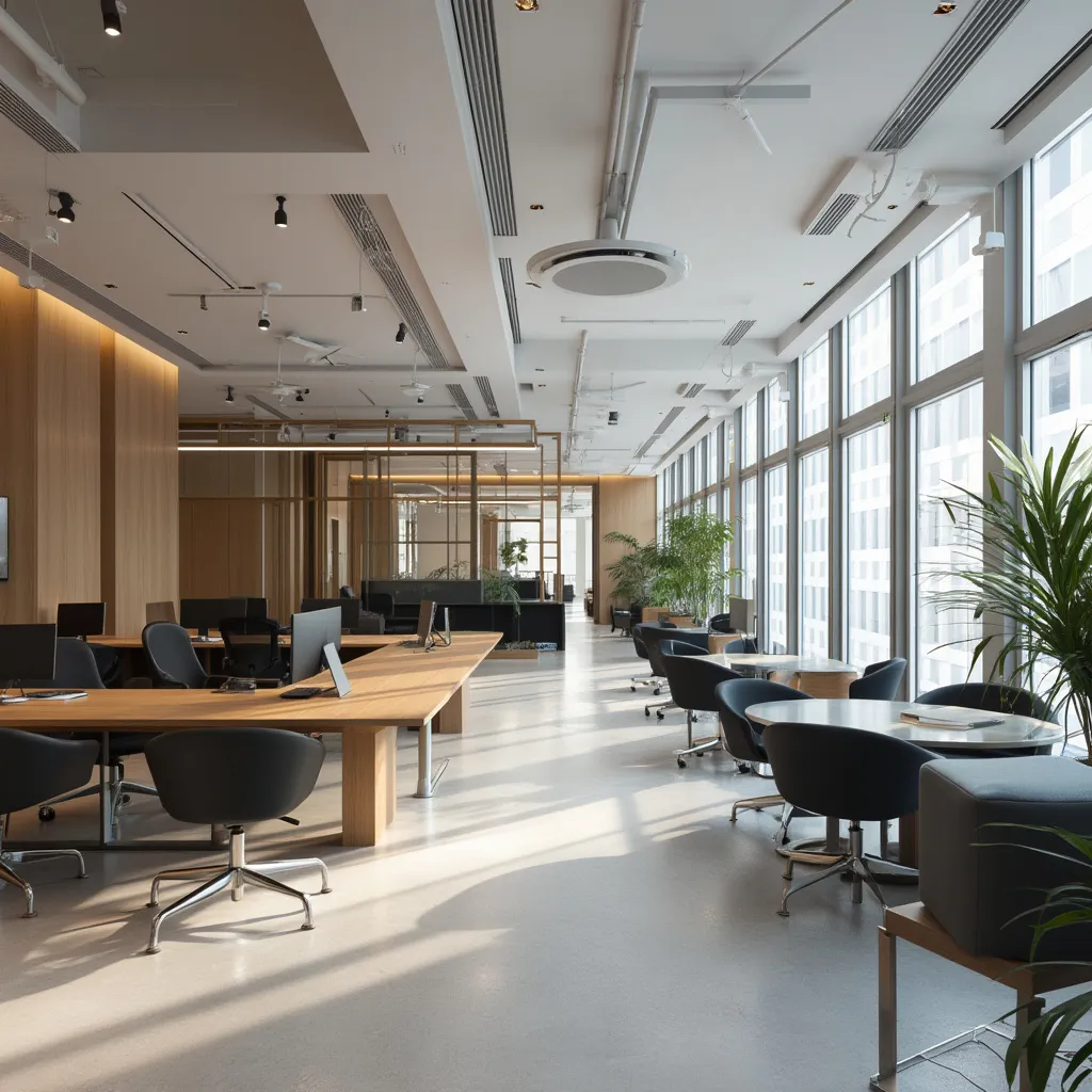 Interior moderno de las oficinas de FinArg Consult en Buenos Aires
